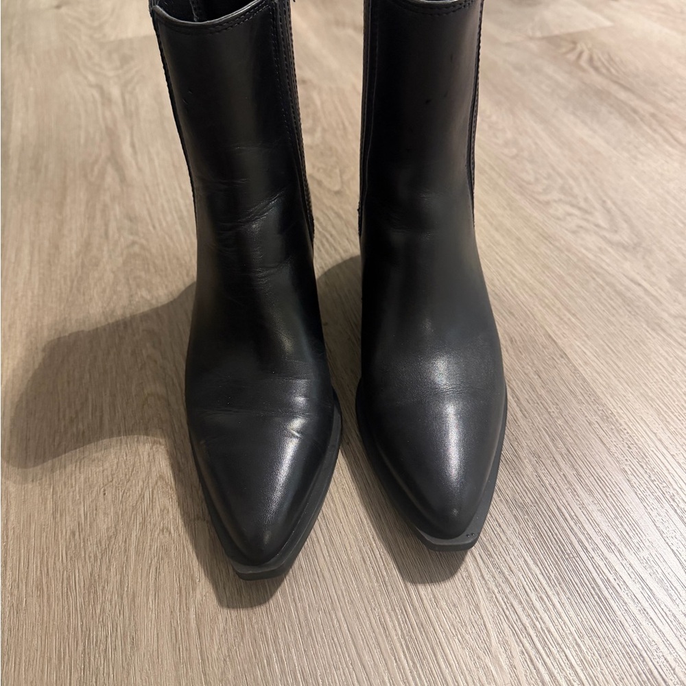 Stuart Weitzman Black Ankle Booties